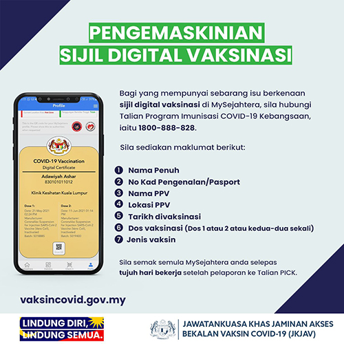 Daftar vaksin tanpa mysejahtera